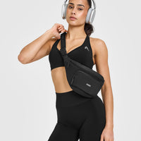 Effortless Seamless Racer Back Sports Bra | Black