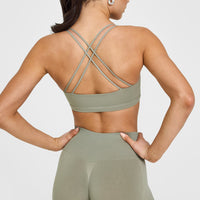 Everyday Cross Over Bralette | Soft Sage Green