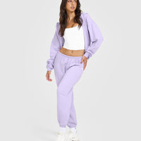 Mid Weight Joggers | Lavender Purple