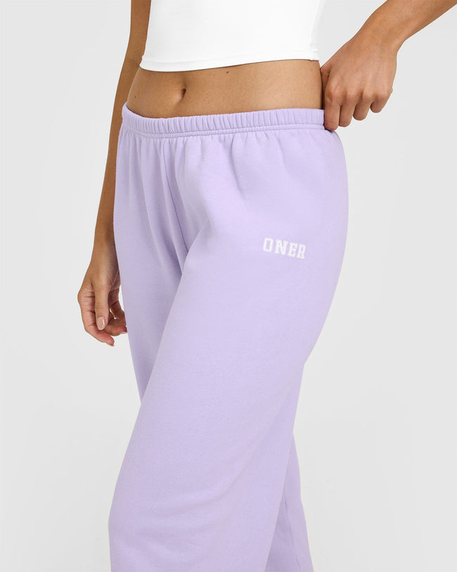 Mid Weight Joggers | Lavender Purple