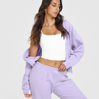 Mid Weight Joggers | Lavender Purple