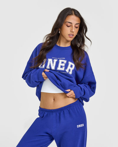 Mid Weight Joggers | Space Blue