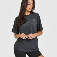 Classic Oversized Lightweight T-Shirt | Coal