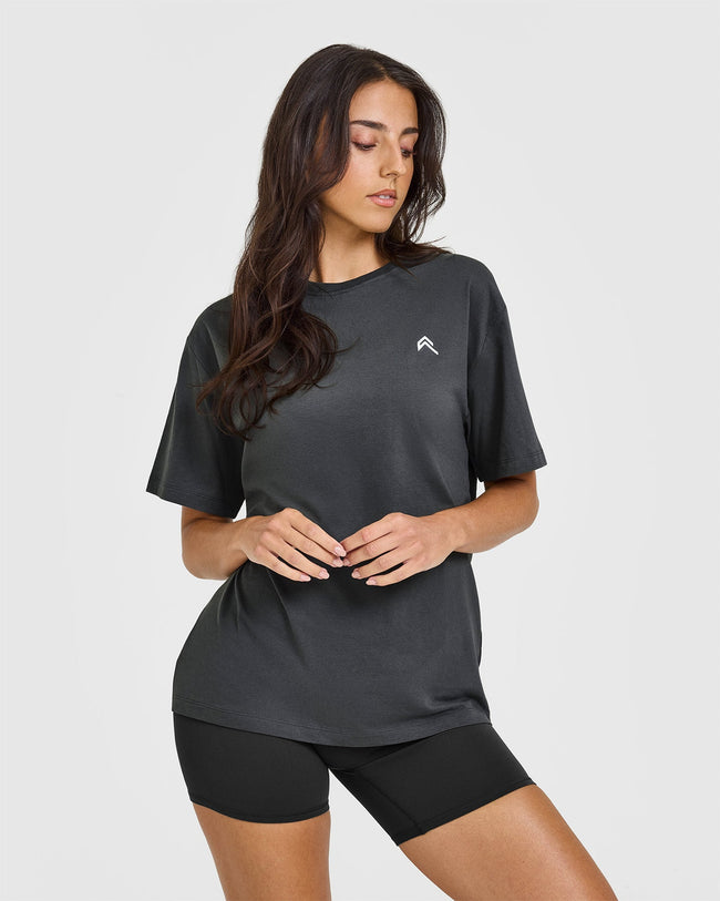 Classic Oversized Lightweight T-Shirt | Coal