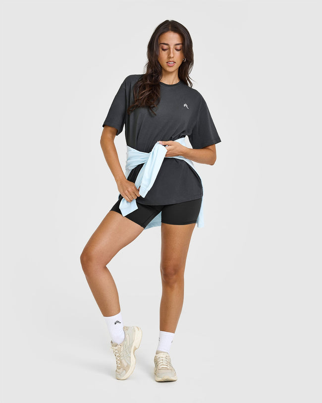 Classic Oversized Lightweight T-Shirt | Coal