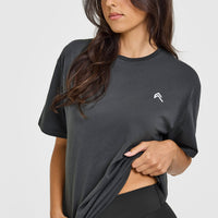 Classic Oversized Lightweight T-Shirt | Coal