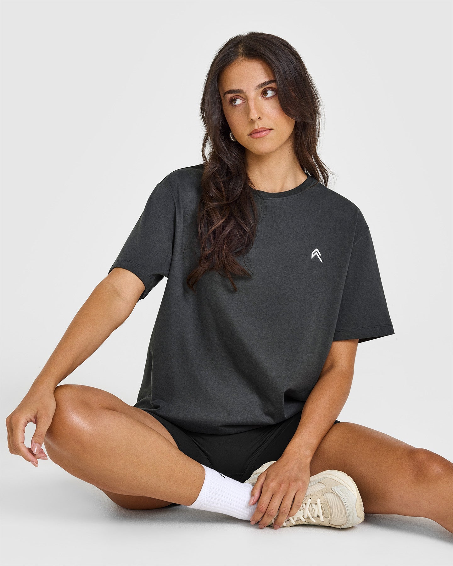 Classic Oversized Lightweight T-Shirt | Coal