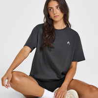 Classic Oversized Lightweight T-Shirt | Coal