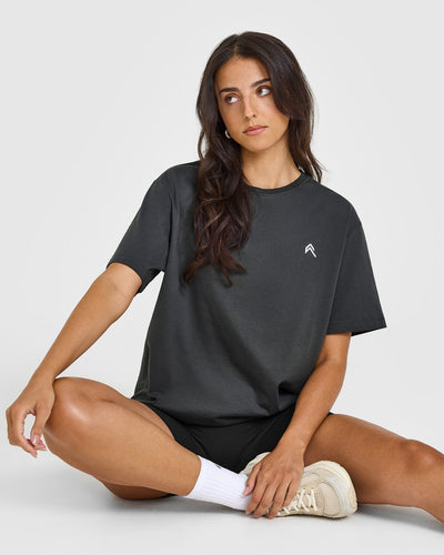 Classic Oversized Lightweight T-Shirt | Coal
