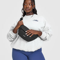 Lightweight Graphic Sweatshirt | Light Grey Marl