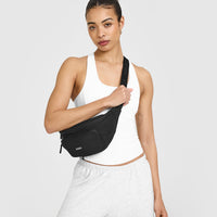 Mellowâ„¢ Rib Scoop Neck Vest with Built in Bra Shelf | White