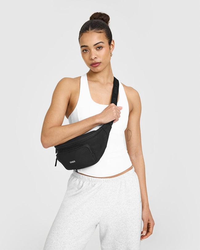 Mellowâ„¢ Rib Scoop Neck Vest with Built in Bra Shelf | White