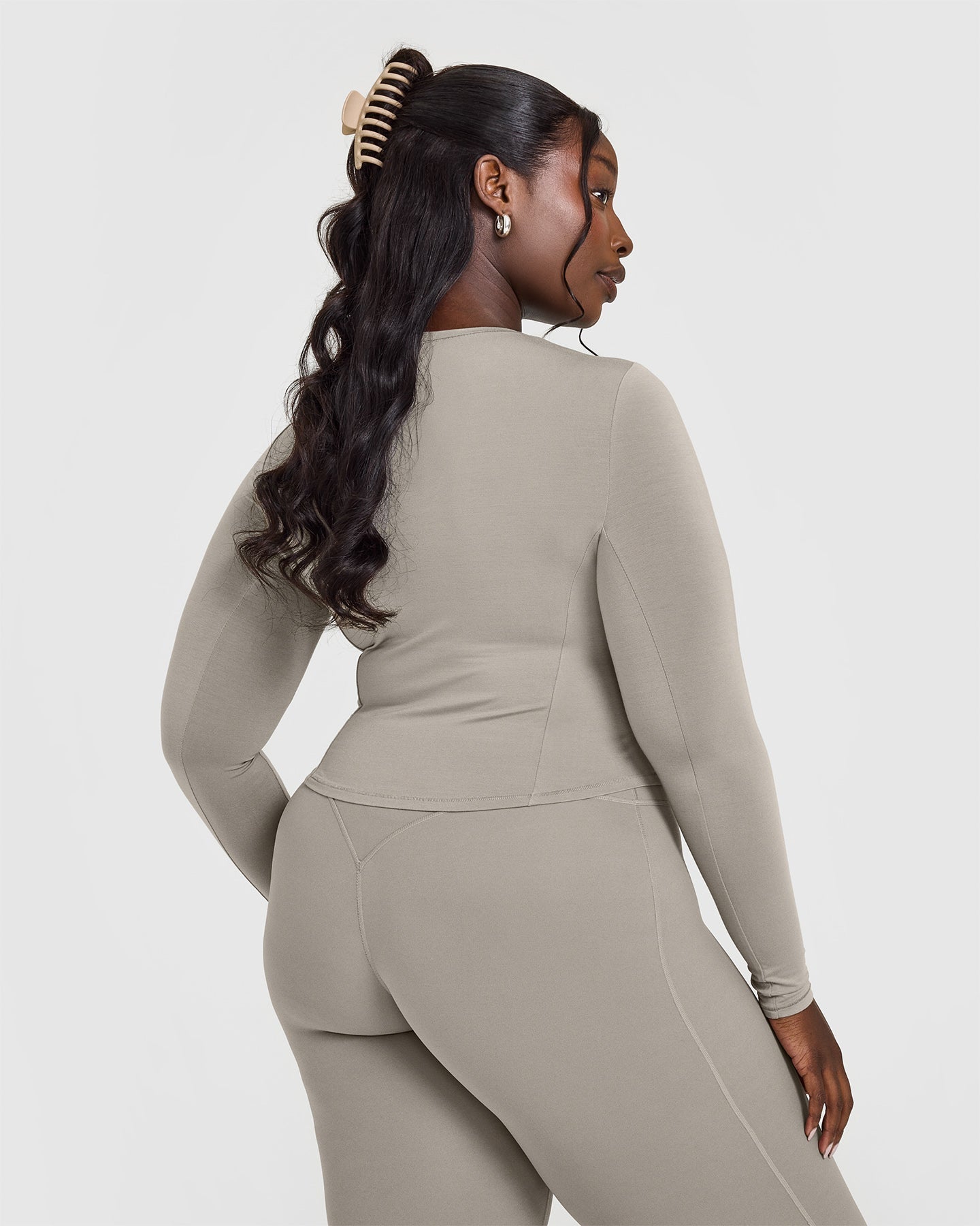 Mellow™ Soft Mid Long Sleeve Top | Warm Sand