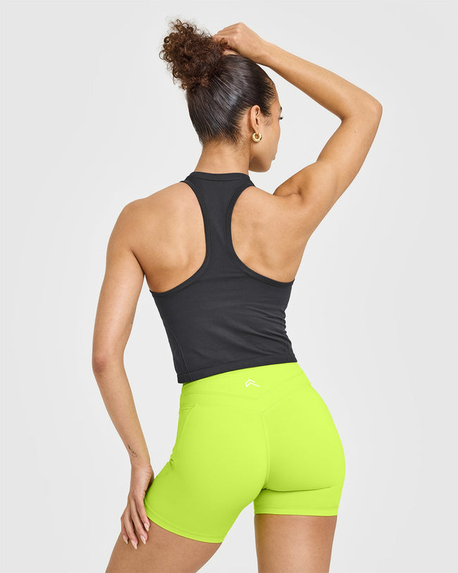 Go To Seamless Fitted Mid Vest | Coal