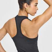 Go To Seamless Fitted Mid Vest | Coal