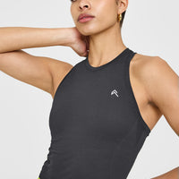 Go To Seamless Fitted Mid Vest | Coal