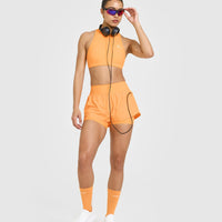 Unified Double Layer Shorts 5" | Powdered Orange