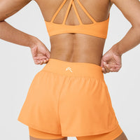 Unified Double Layer Shorts 5" | Powdered Orange