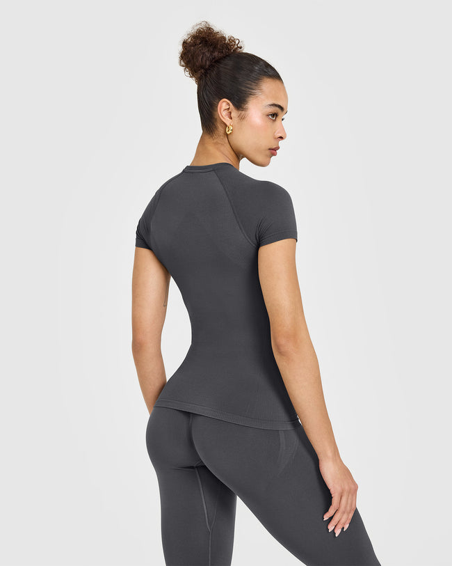 Go To Seamless Fitted Top | Coal