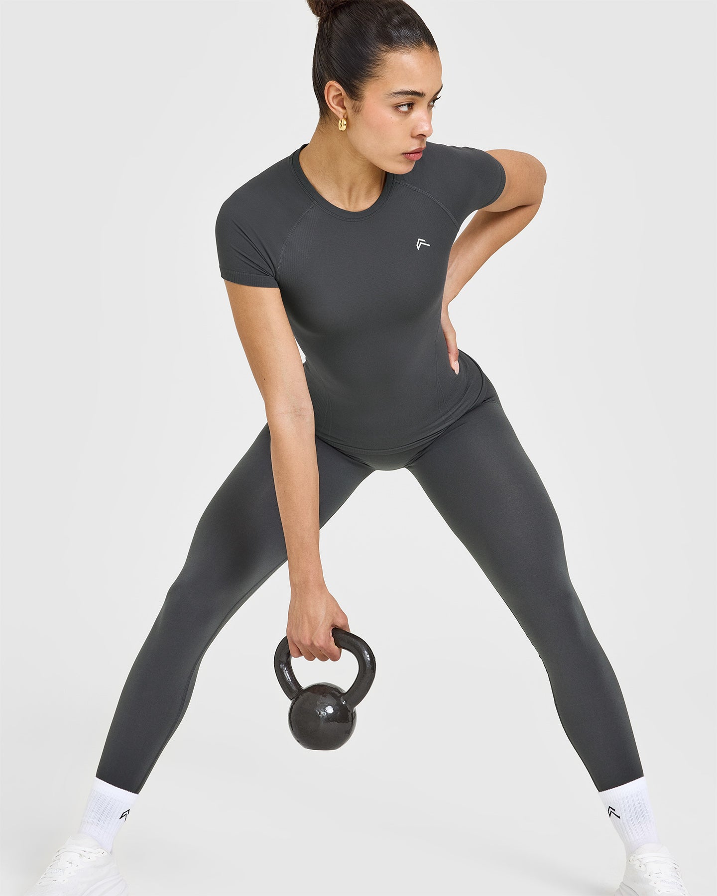 Go To Seamless Fitted Top | Coal