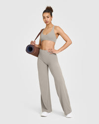 SoftMotion™ Straight Leg Bottoms | Warm Sand