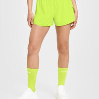 AirMove⢠Lined Shorts 3" | Charged Lime Green