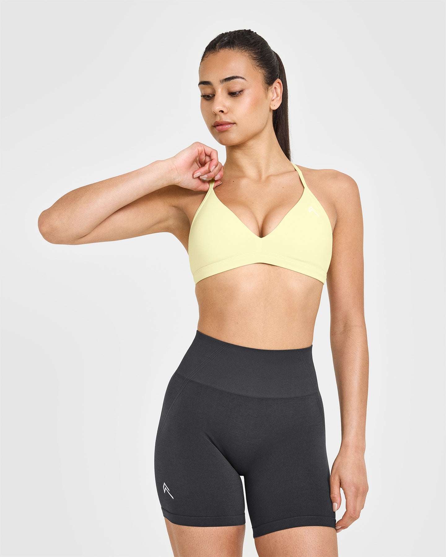 EasyLift™ Ultra Minimal V Neck Bralette | Pastel Yellow
