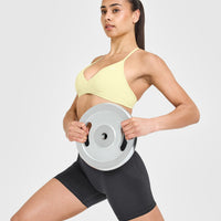 EasyLift™ Ultra Minimal V Neck Bralette | Pastel Yellow