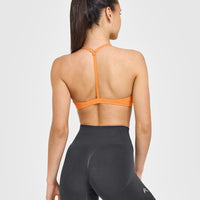 EasyLift™ Ultra Minimal V Neck Bralette | Powdered Orange