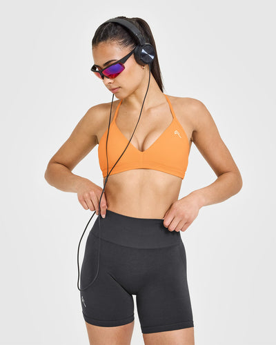 EasyLift™ Ultra Minimal V Neck Bralette | Powdered Orange