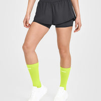 Unified Double Layer Shorts 5" | Coal