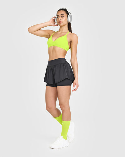 Unified Double Layer Shorts 5" | Coal