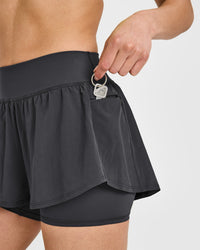 Unified Double Layer Shorts 5" | Coal