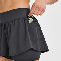 Unified Double Layer Shorts 5" | Coal