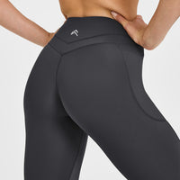 Unified High Waisted Pocket Leggings | Coal
