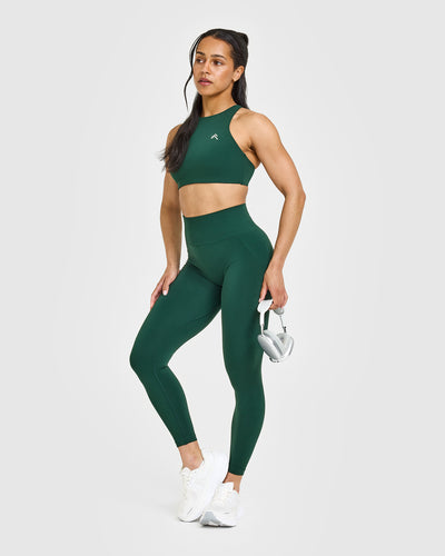 Effortless Seamless Leggings | Racing Green