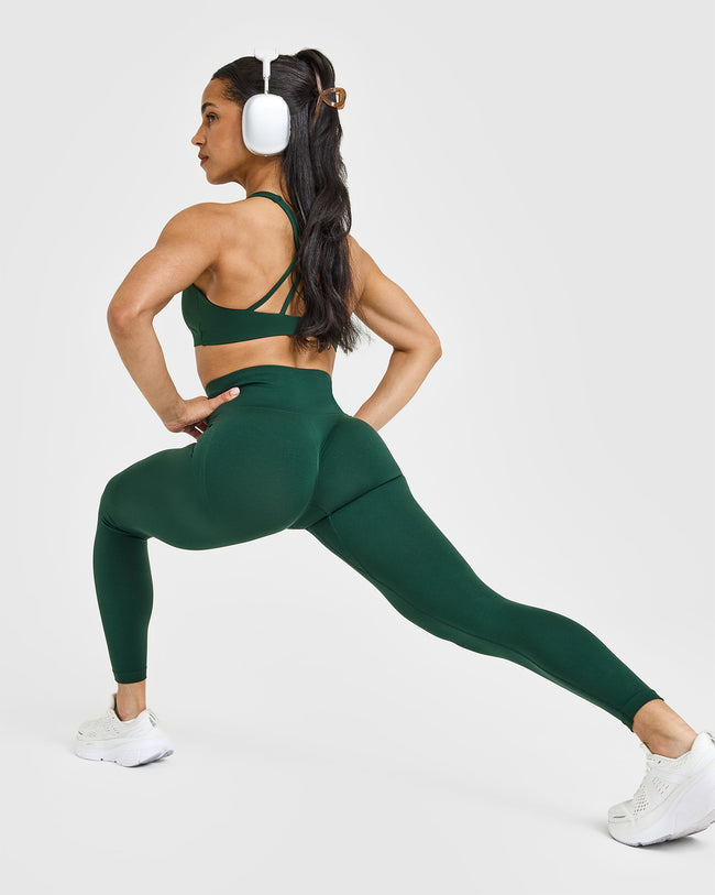 Effortless Seamless Leggings | Racing Green