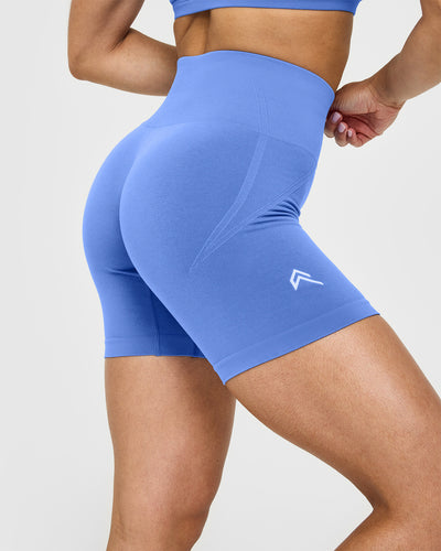 Effortless Seamless Shorts | Glaucous Blue