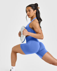 Effortless Seamless Shorts | Glaucous Blue