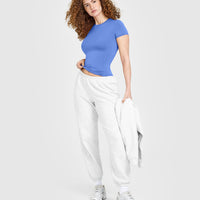 Mellow™ Soft Short Sleeve T-Shirt | Glaucous Blue