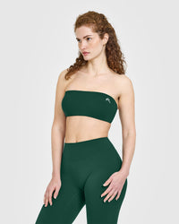 Unified Micro Bandeau Bralette | Racing Green