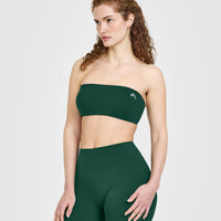 Unified Micro Bandeau Bralette | Racing Green
