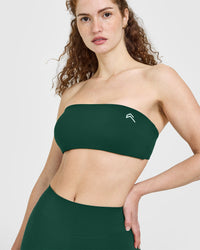 Unified Micro Bandeau Bralette | Racing Green