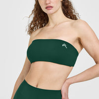 Unified Micro Bandeau Bralette | Racing Green
