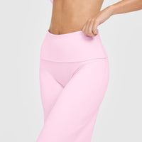 SoftMotion™ Fold Over Straight Leg Bottoms | Chalk Pink