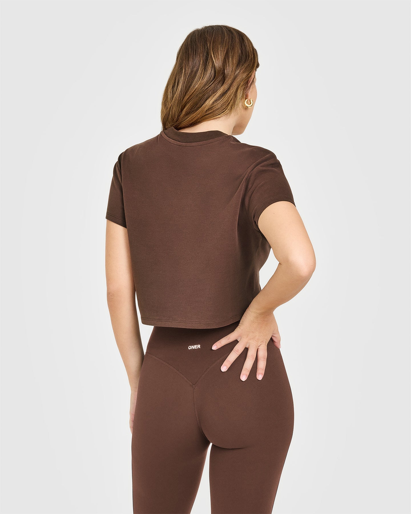 Cotton Relaxed T-Shirt | Copper Brown