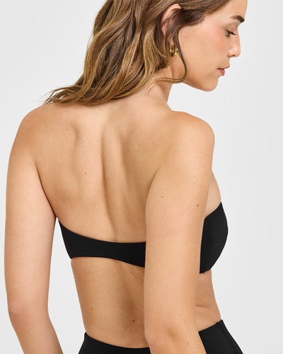 Unified Micro Bandeau Bralette | Black