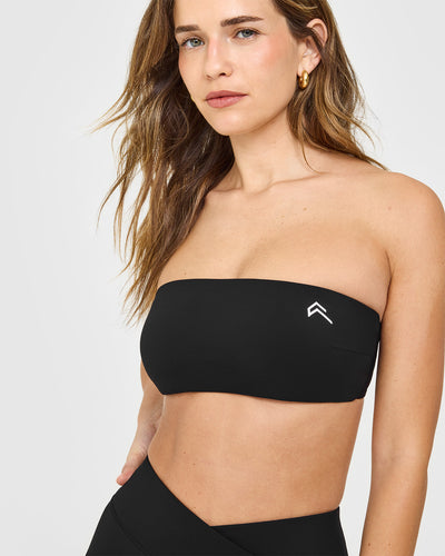 Unified Micro Bandeau Bralette | Black