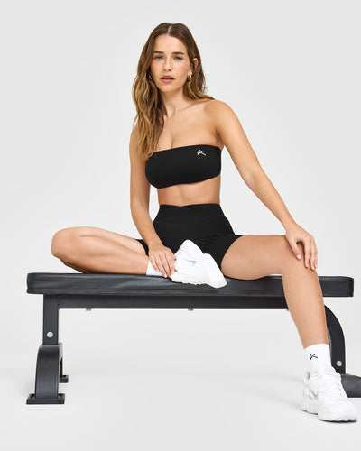 Unified Micro Bandeau Bralette | Black