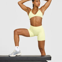 EnhanceLift™ Seamless Shorts | Pastel Yellow